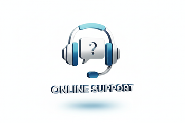 online support make image 3d logo